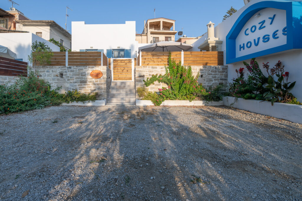 Front side of Cozy houses, parking place