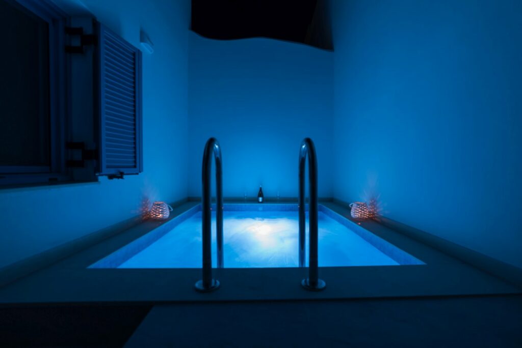 The jacuzzi, a perfect place to relax