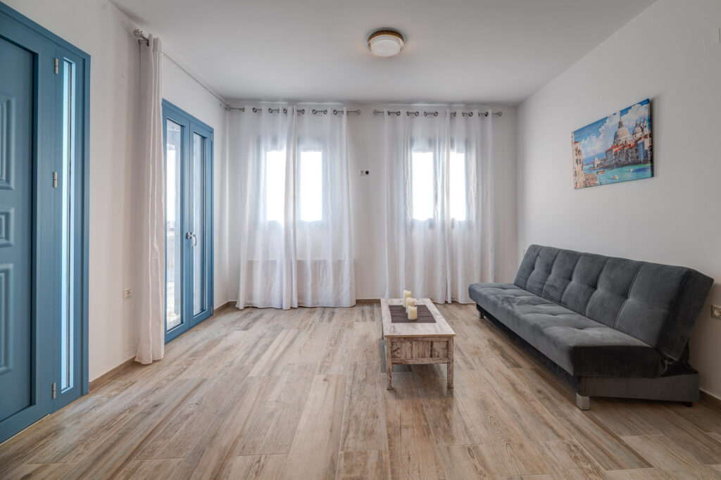 The living room of Tanya's house