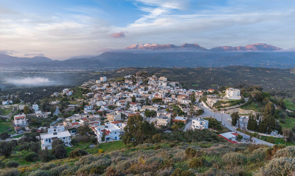 Afternoon view of Kamilari