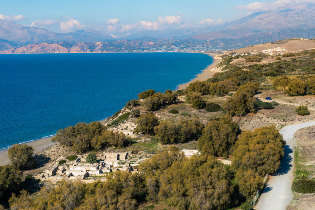 The ancient port of Kommos, 5km from Kamilari