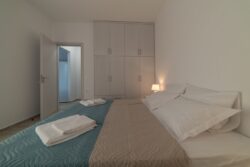 The bedroom and the closet The bedroom and the closet