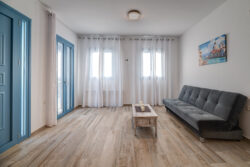 The living room of Tania's house The living room of Tania's house